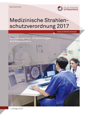 cover image of Medizinische Strahlenschutzverordnung 2017